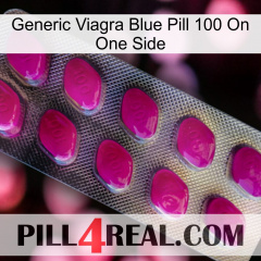 Generic Viagra Blue Pill 100 On One Side 09